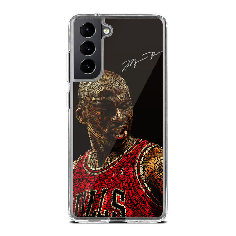 Michael Jordan Art Samsung Galaxy S21 Case