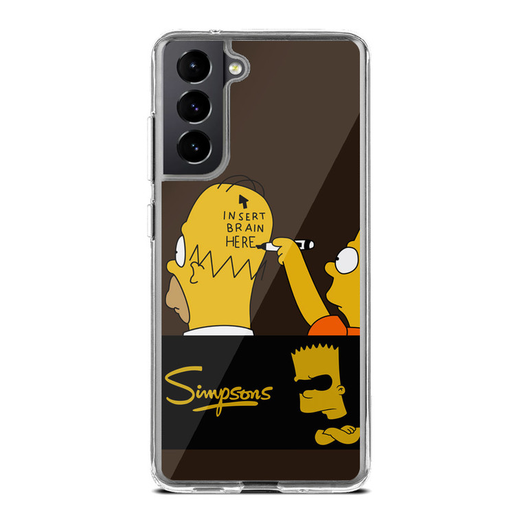 Simpsons Naughty Bart Samsung Galaxy S21 Case