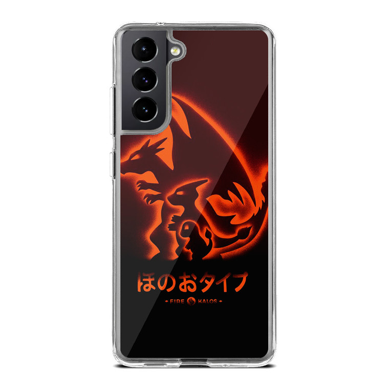 Pokemon Charmander Charizard Samsung Galaxy S21 Case