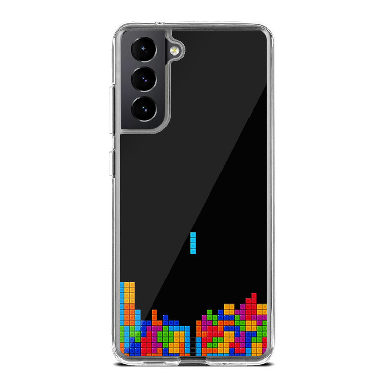 Classic Video Game Tetris Samsung Galaxy S21 Case