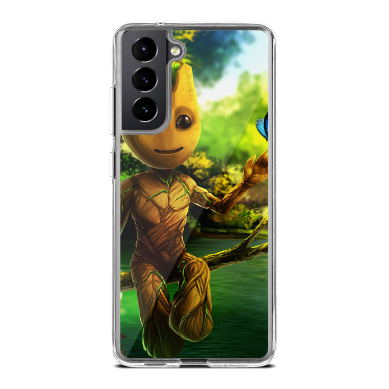 Baby Groot Artwork Samsung Galaxy S21 Case