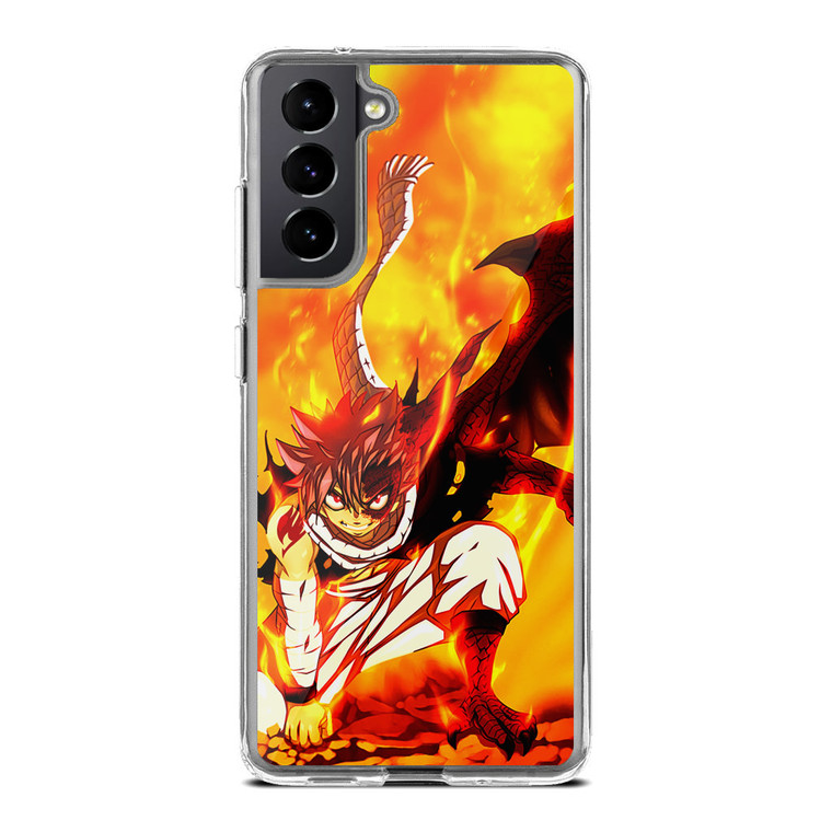 Fairy Tail Natsu Dragneel End1 Samsung Galaxy S21 Case