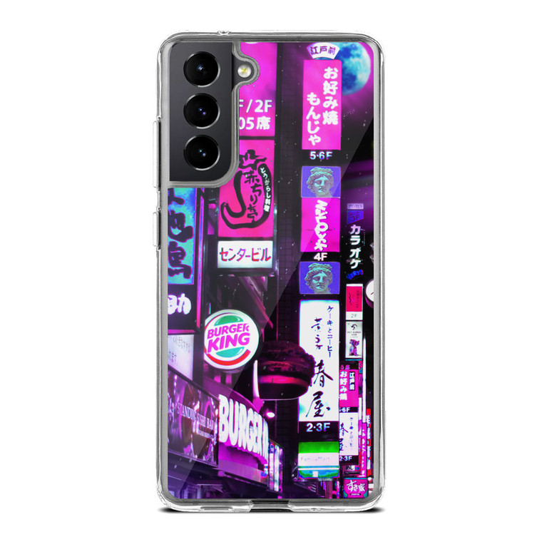 Vaporwave Samsung Galaxy S21 Case