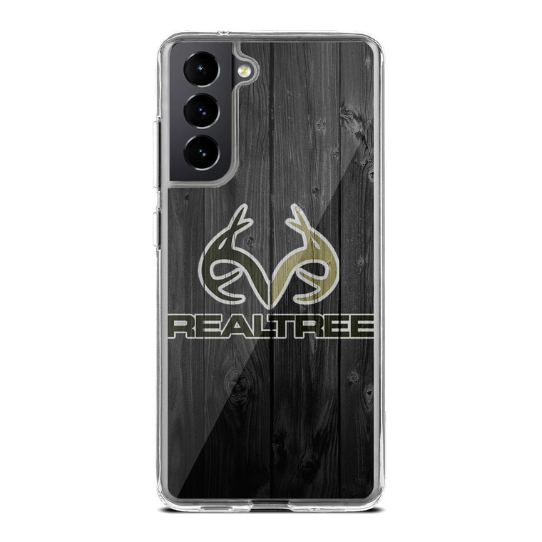 Realtree Wood Logo Samsung Galaxy S21 Case