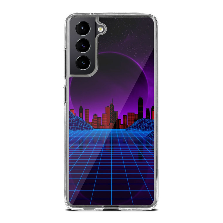 New Synthwave Samsung Galaxy S21 Case