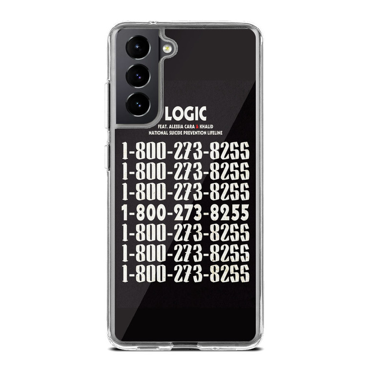Logic 1-800-273-8255 Samsung Galaxy S21 Case