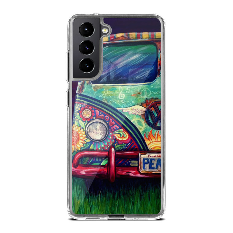 Happy Hippie VW Samsung Galaxy S21 Case