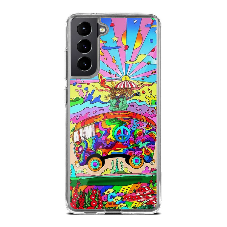 Hippie Magic Bus Samsung Galaxy S21 Case