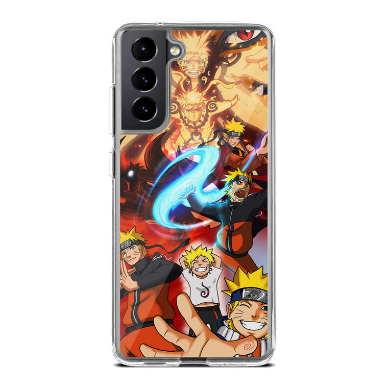 Evolution Of Naruto Uzumaki Samsung Galaxy S21 Case
