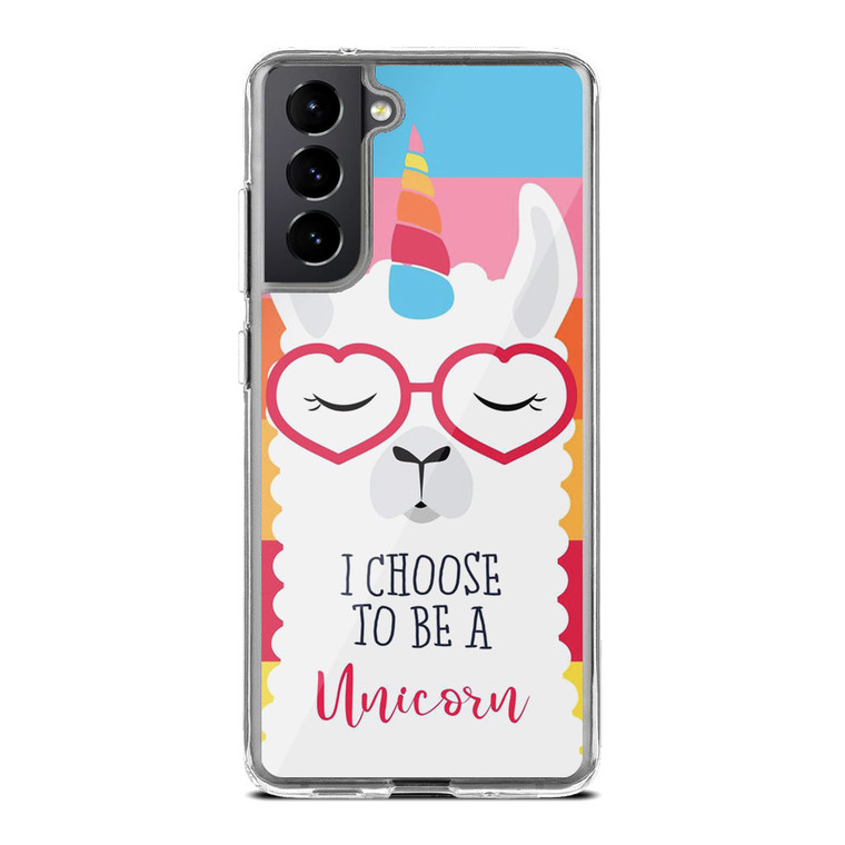 Llama Unicorn Samsung Galaxy S21 Case