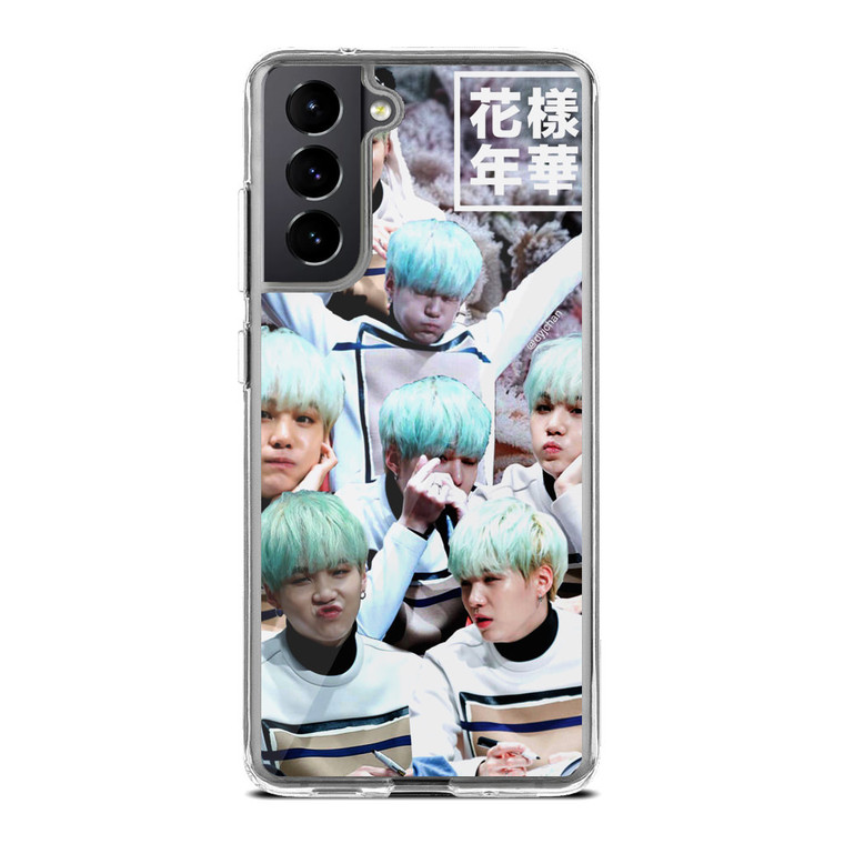 BTS Suga Collage Samsung Galaxy S21 Case