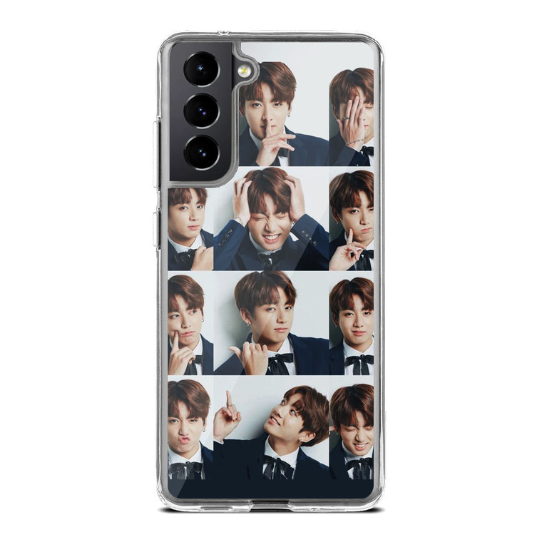Jungkook Collage Samsung Galaxy S21 Case