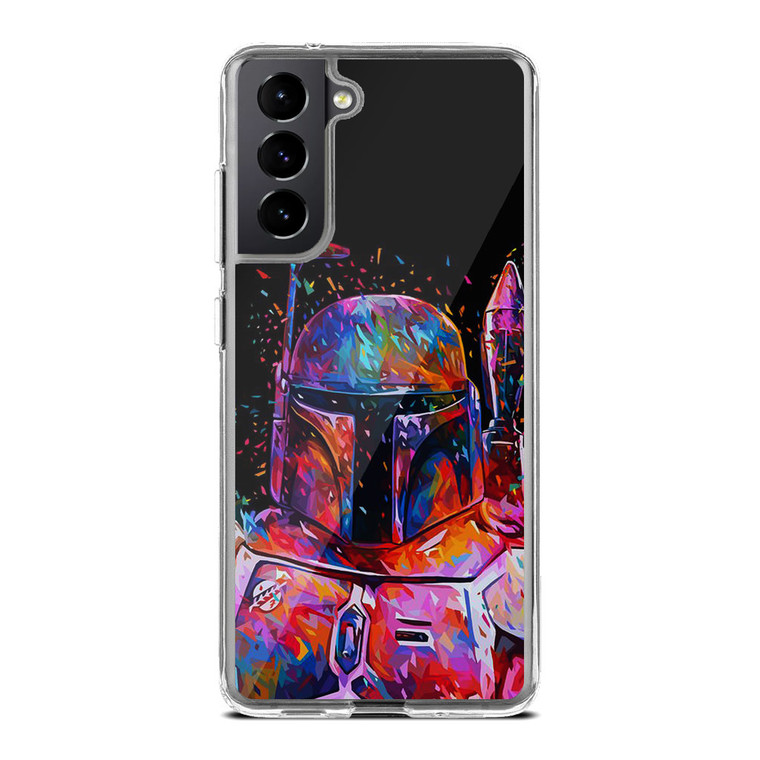 Star Wars Boba Fett Art Samsung Galaxy S21 Plus Case