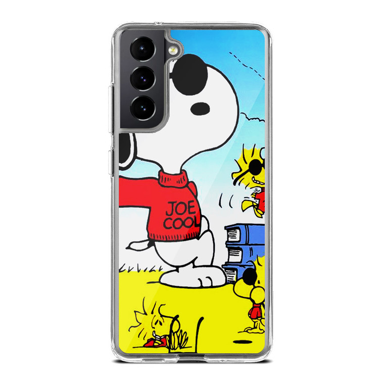 Snoopy Chibi Samsung Galaxy S21 Plus Case
