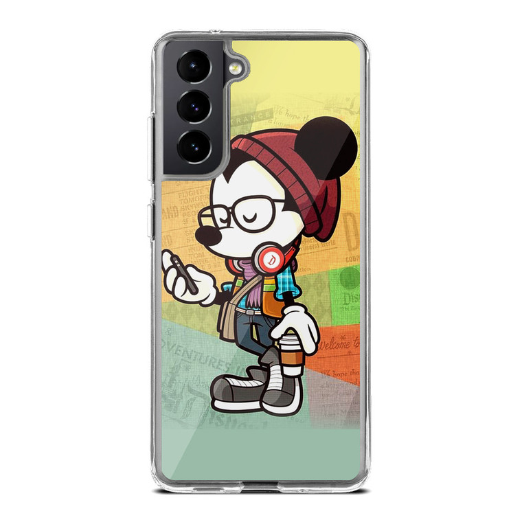 Hipster Mickey Mouse Samsung Galaxy S21 Plus Case
