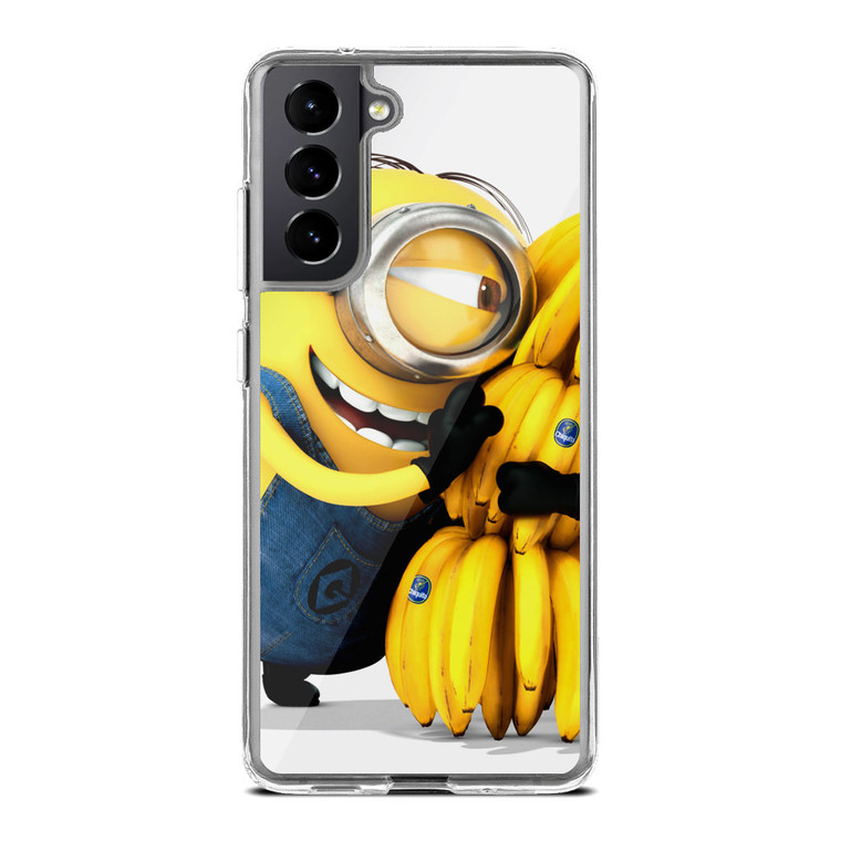 Despicable Me Minions Banana Samsung Galaxy S21 Plus Case
