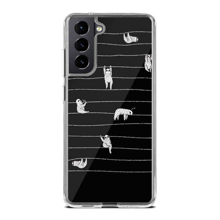 Sloth Stripes Samsung Galaxy S21 Plus Case