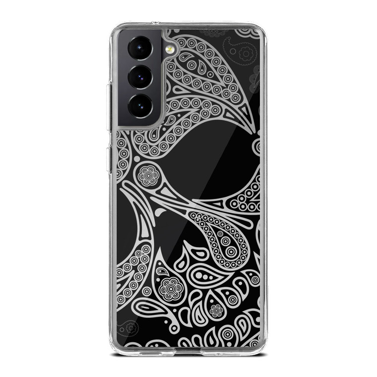 Black Skull Samsung Galaxy S21 Plus Case
