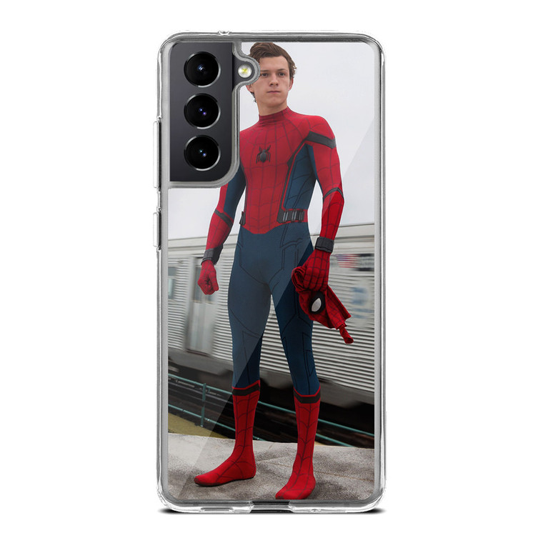Spiderman Homecoming Tom Holland Samsung Galaxy S21 Plus Case