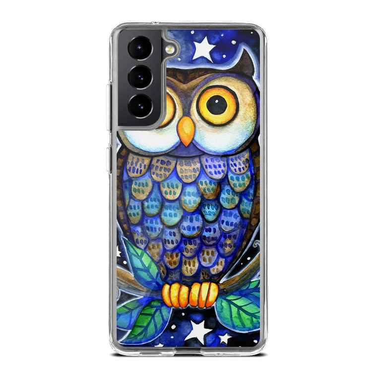 Bedtime Owl Samsung Galaxy S21 Plus Case