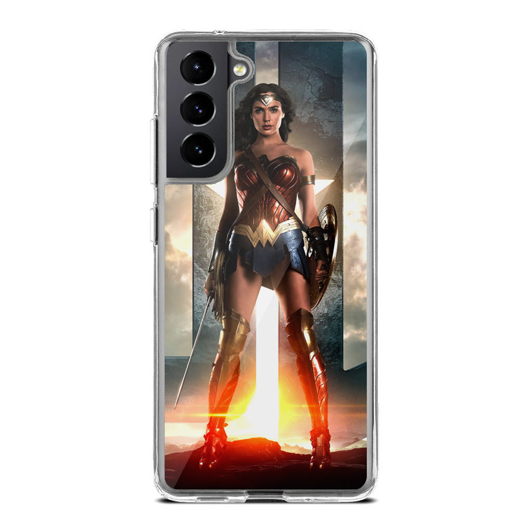 Justice League Unite Wonder Woman Samsung Galaxy S21 Plus Case