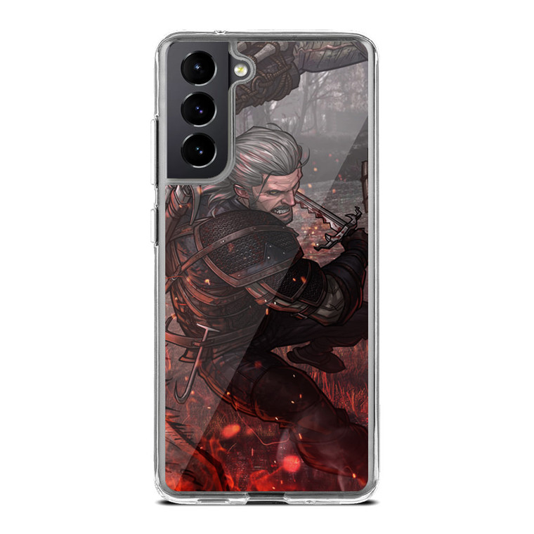 The Witcher 3 Poster Samsung Galaxy S21 Plus Case