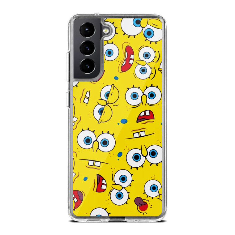 Spongebob Collage Samsung Galaxy S21 Plus Case