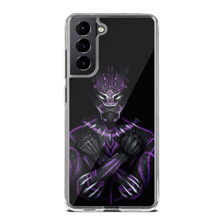 Black Panther Wakanda Forever Samsung Galaxy S21 Plus Case