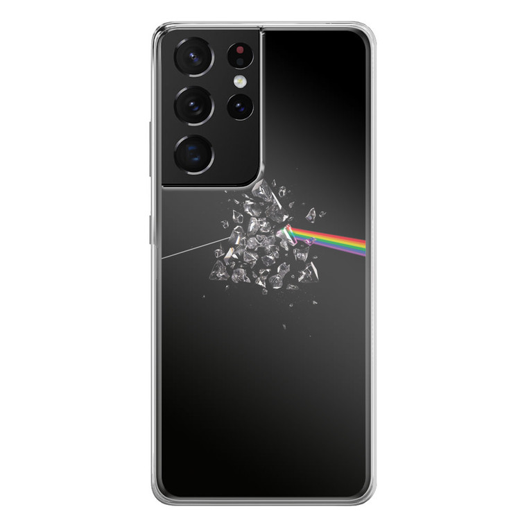 Pink Floyd Glass Broken Samsung Galaxy S21 Ultra Case
