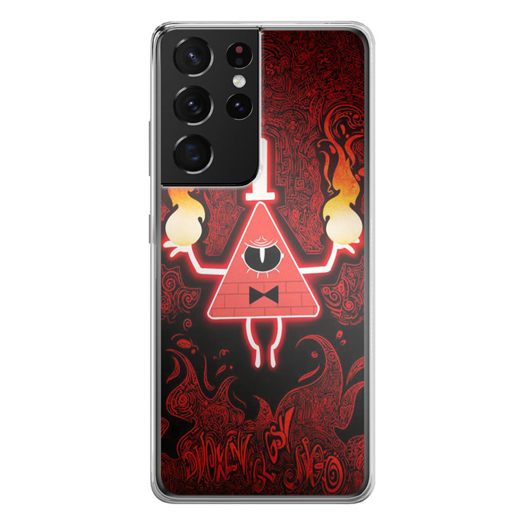 Gravity Falls Bill Cipher Angry Samsung Galaxy S21 Ultra Case