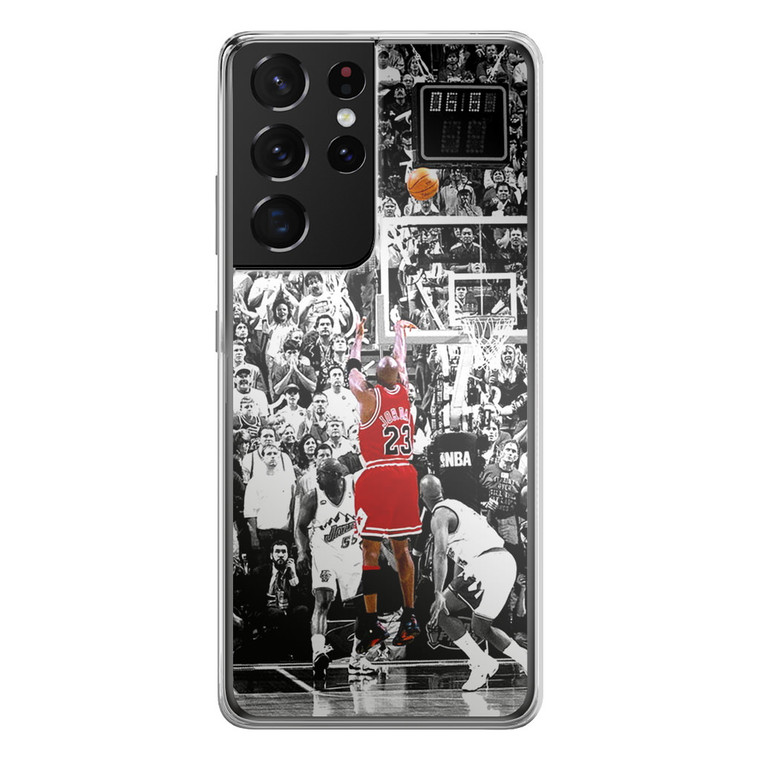 Michael Jordan Shoot in NBA Samsung Galaxy S21 Ultra Case