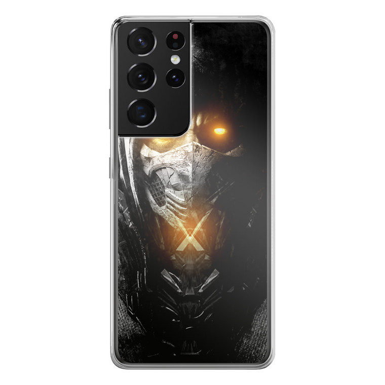 Mortal Kombat X Scorpion Samsung Galaxy S21 Ultra Case