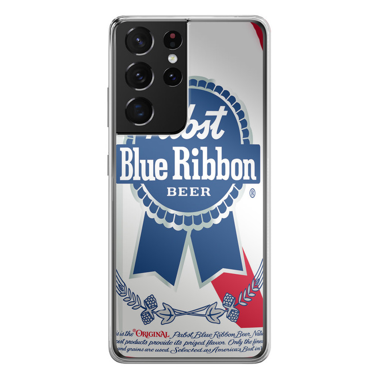 Pabst Blue Ribbon Beer Samsung Galaxy S21 Ultra Case