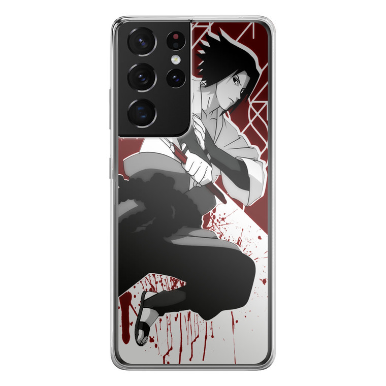 Anime Naruto Sasuke Uchiha Samsung Galaxy S21 Ultra Case