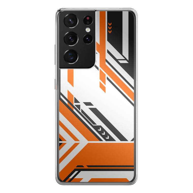 CS GO Asiimov Pattern Samsung Galaxy S21 Ultra Case