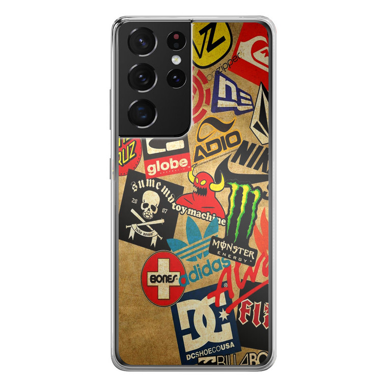 Skateboard Brand Samsung Galaxy S21 Ultra Case