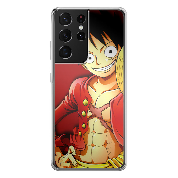 One Piece Luffy Samsung Galaxy S21 Ultra Case