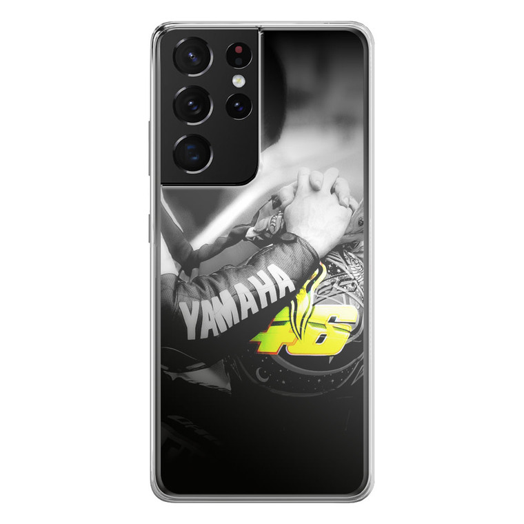 Valentino Rossi 46 Helm Samsung Galaxy S21 Ultra Case