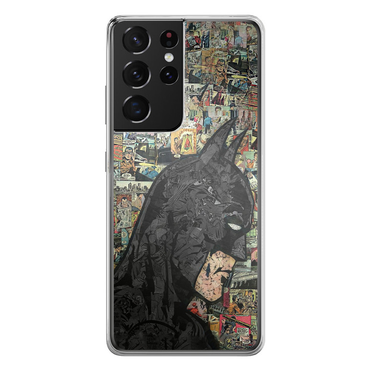 Batman Comics Patern Samsung Galaxy S21 Ultra Case