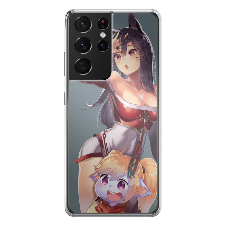 Ahri And Poppy League Of Legends Samsung Galaxy S21 Ultra Case