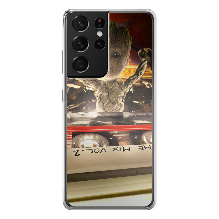 Baby Groot Guardians Galaxy Samsung Galaxy S21 Ultra Case