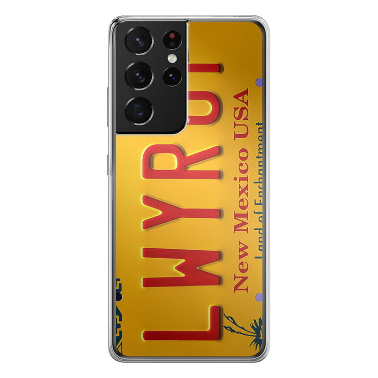 LWYRUP License Plate Samsung Galaxy S21 Ultra Case