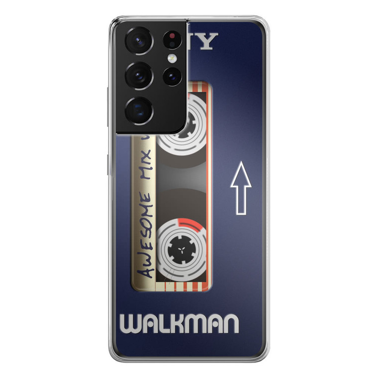 Awesome Mix Vol 1 Walkman Samsung Galaxy S21 Ultra Case