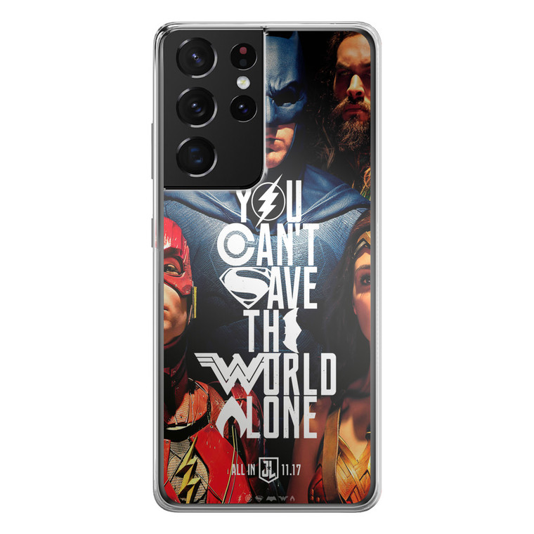 Justice League Quotes Samsung Galaxy S21 Ultra Case