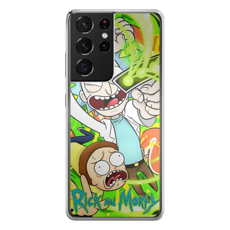 Rick And Morty 3 Samsung Galaxy S21 Ultra Case