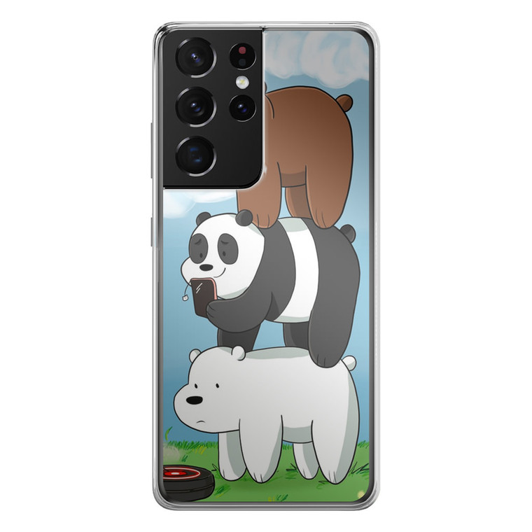 We Bare Bears Grizz Samsung Galaxy S21 Ultra Case