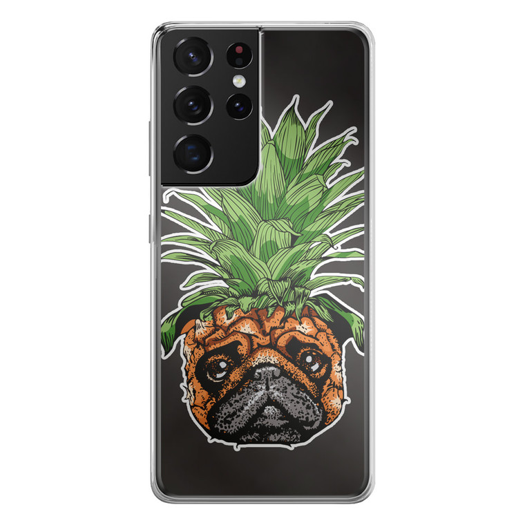 Pineapple Pug Samsung Galaxy S21 Ultra Case