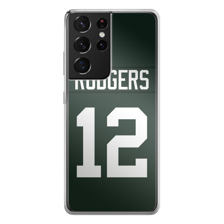 Aaron Rodgers Greenbay Packers Samsung Galaxy S21 Ultra Case