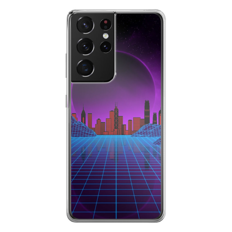 New Synthwave Samsung Galaxy S21 Ultra Case
