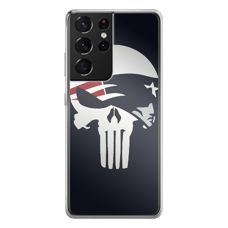 Patriots Punisher Logo Samsung Galaxy S21 Ultra Case